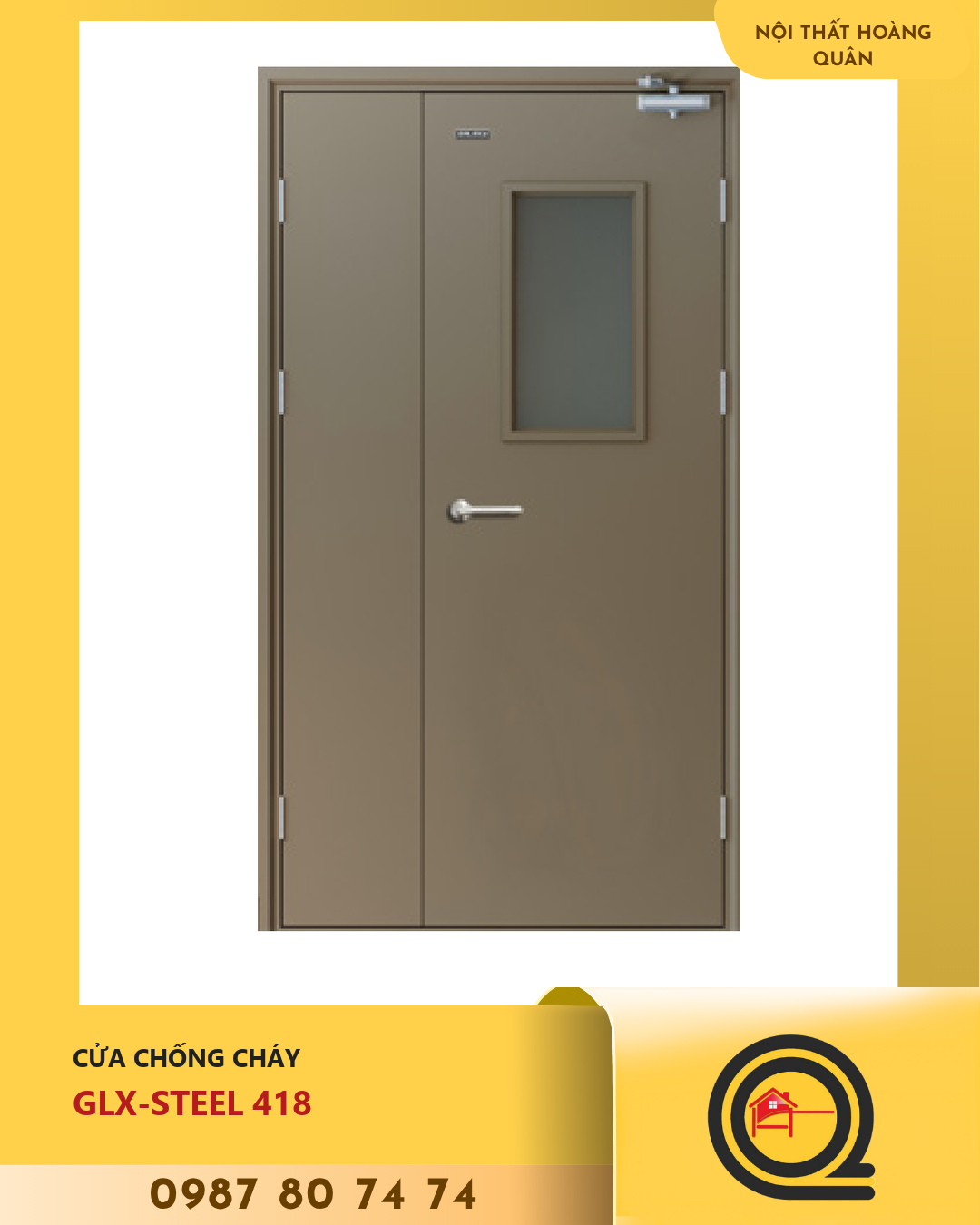 Cửa Chống Cháy GLX-STEEL 418